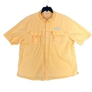 Field and Stream Short Sleeve Shirt Men‎ XXL Outdoor Utility Trail Fishing Camp